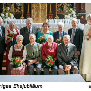Feier der Ehejubiläen, Juni 2022