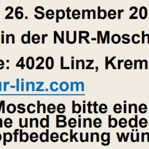 Besuch NUR Moschee