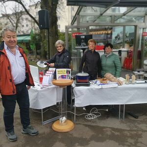Arcimboldo - Bischofsbesuch am Südbahnhofmarkt - Sa. 25. März 2023
