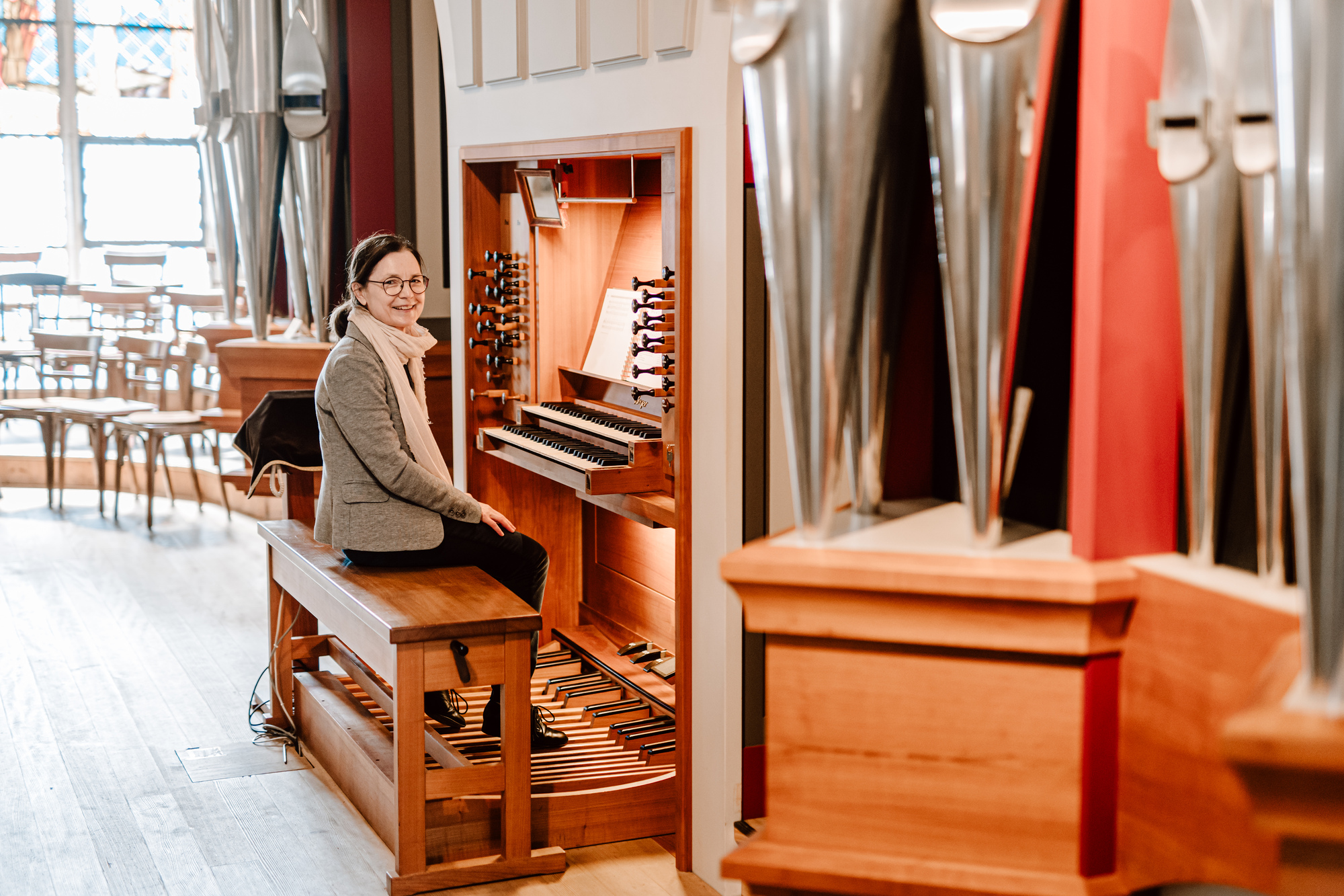 Orgel, die Königin der Instrumente / Frauenkommission / Laurenz Kaiser die Kirche ist weiblich