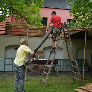 Vorbereitungen für das Pfarrfest