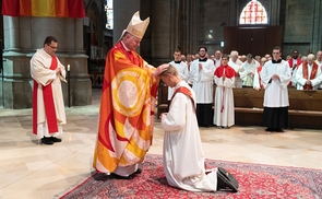 Priesterweihe von Johannes Hofer im Linzer Mariendom. 
