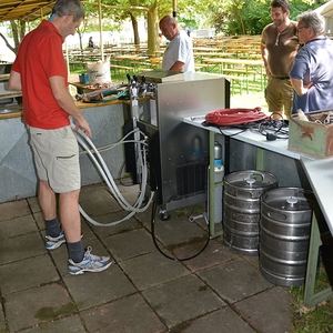 Vorbereitungen für das Pfarrfest