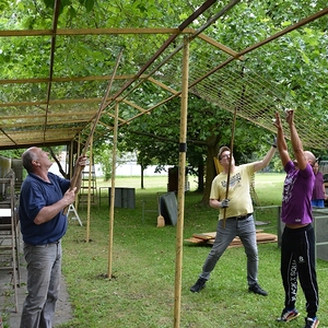 Vorbereitungen für das Pfarrfest